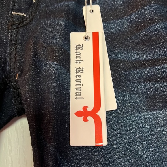 NWT rare Rock Revival jeans size 30” waist with 33” inseam as shown in pic - Picture 5 of 12